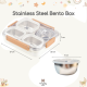 Huggy Baby Km05 Stainless Steel Bento Box Leaking Proof
