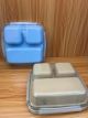 Huggy Baby Stainless Steel Lunch Box Biru 1200Ml