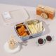 Huggy Baby Stainless Steel Lunch Box Biru 850Ml