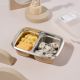 Huggy Baby Stainless Steel Lunch Box Latte 550Ml