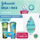 Johnson'S Hair And Body Baby Bath Milk+Rice Refill 400 Ml Free Tumbler
