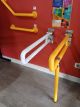 Mas Grab Bar Bathroom Safety Bar Foldable With Leg Yellow