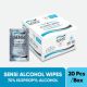 Sensi Alcohol Wipes 70% Isopropyl Alcohol Tisu Alkohol Isi 20