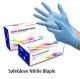 Safeglove Nitrile Exam Gloves Blueple Powder Free L