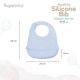 Sugarbaby Healthy Silicone Baby Bibs Biru Muda
