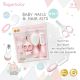 Sugarbaby 4 In 1 Baby Nails And Hair Kits Merah Muda