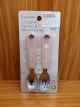 Sugarbaby Stainless Steel Children Spoon & Fork Sendok Garpu Anak Merah Muda